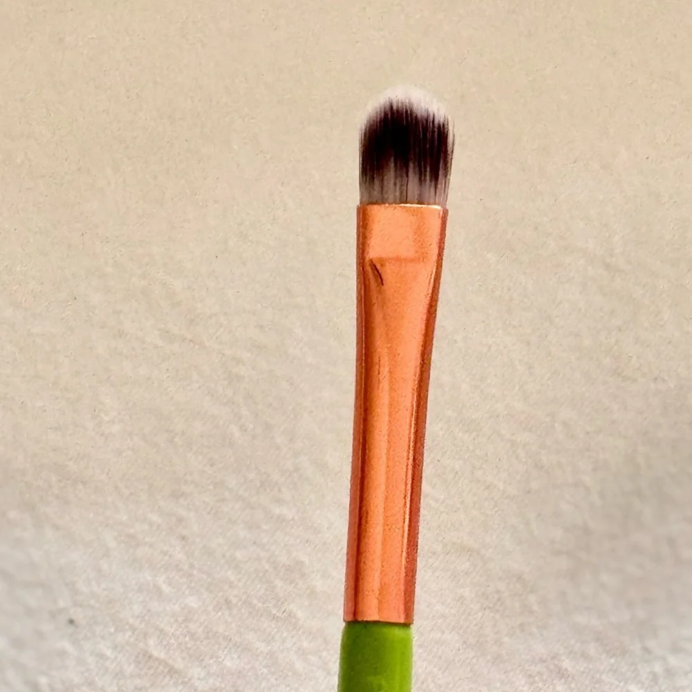 ALAMAR COSMETICS Ojitos Brush Trio Vol 1 Green & Gold 3 Pc Makeup Brush Set